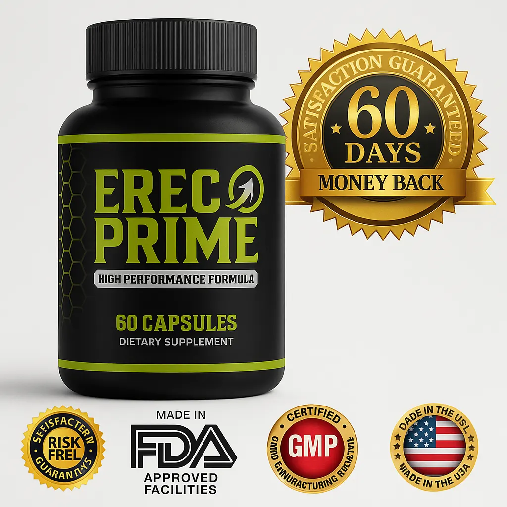 ErecPrime Supplement Bottle
